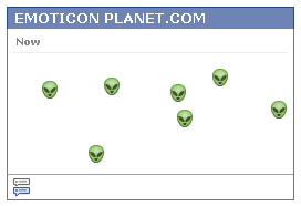 alien emoticon facebook