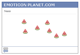 How to make a face Watermelon on Facebook
