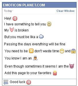 Conversation with emoticon Chinese good Business Symbol for Facebook