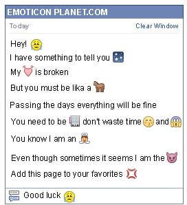 crying emoticon facebook