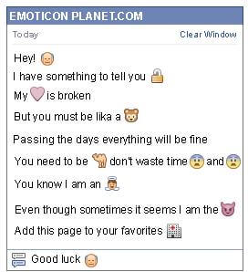 Conversation with emoticon Old Man for Facebook