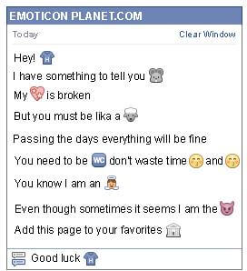 Conversation with emoticon Shirt for Facebook