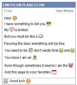 Conversation with emoticon Working Man for Facebook